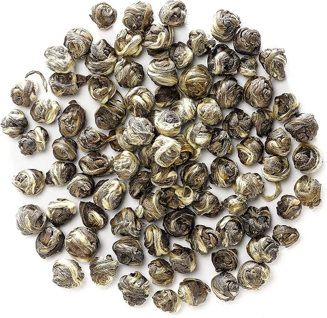 Jasmine Dragon Pearl Tea - Phoenix Pearls Green Tea from Fujian China - 100g