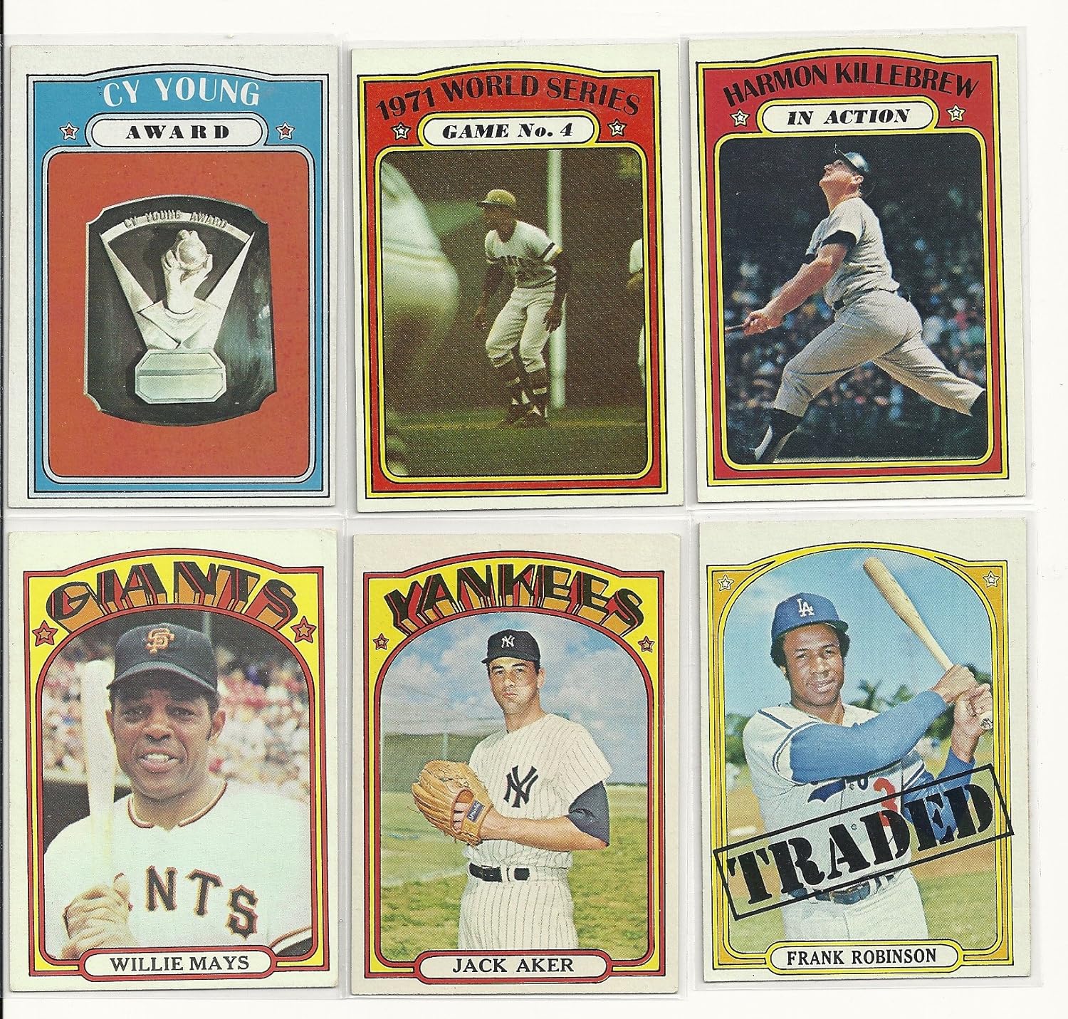 1972 Topps Baseball Card Complete Set EXMT/NRMT MLB Baseball Cards at Amazon's Sports