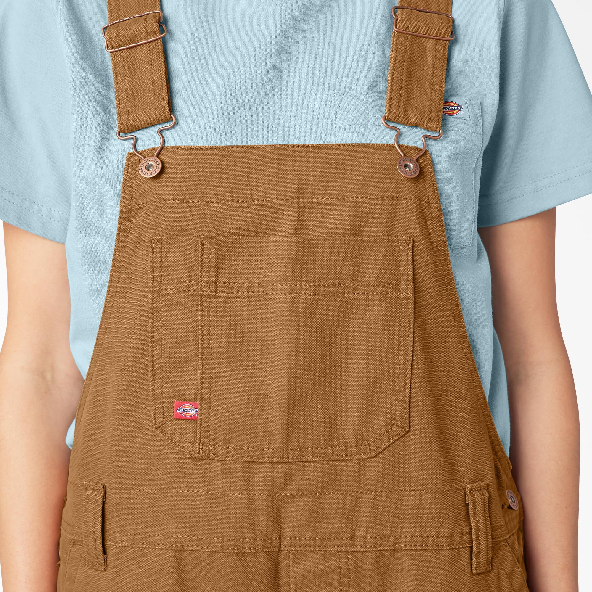 Dickies Bib Overall Pantalones cortos con peto Mujer (Pack de 1)