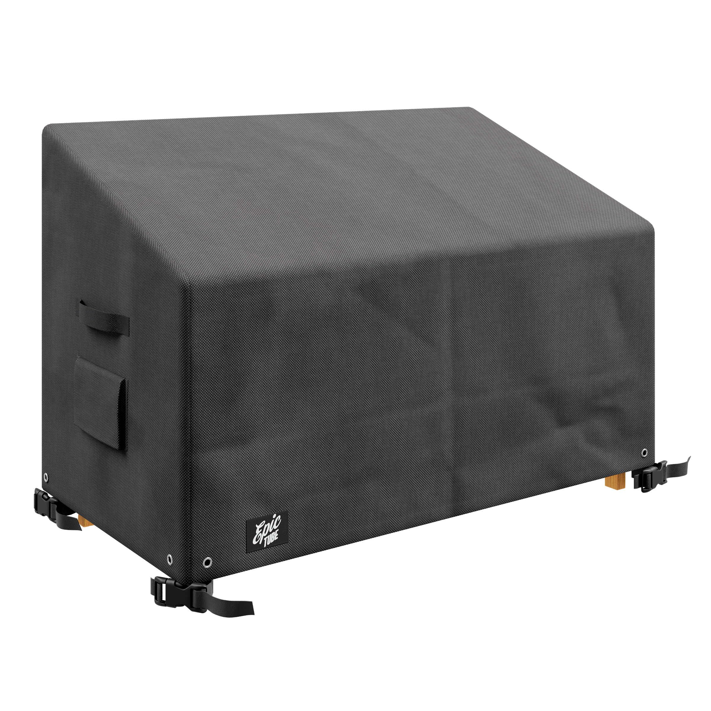 Funda para Banco de Jardín a medida, Cubierta Sofa jardin exterior Impermeable Anti UV Oxford 600D con Cremallera – Made in EU