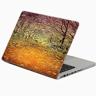 TAT Stains Liquid Texture Printed Laptop Sticker Multicolour-15.6 inch-4273