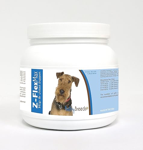 Miniatura 10 de Healthy Breeds German Shepherd Z-Flex Max - Masticables suaves para cadera y articulaciones, 170 unidades