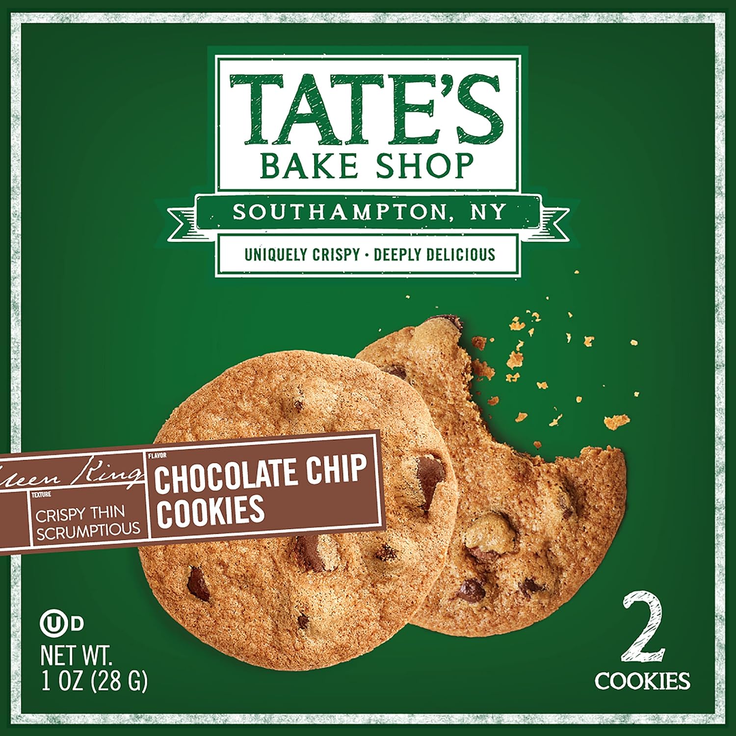 Best Cookies - Tate's Bake Shop Chocolate Chip Cookies Review