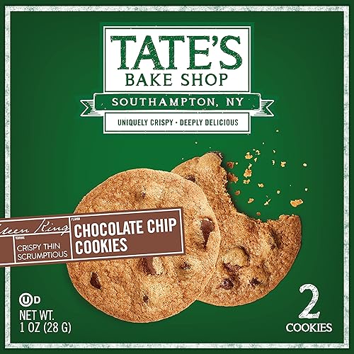 Miniatura 7 de Tate's Bake Shop Galletas con chispas de chocolate, 16 – 2 paquetes de galletas (2 cajas)