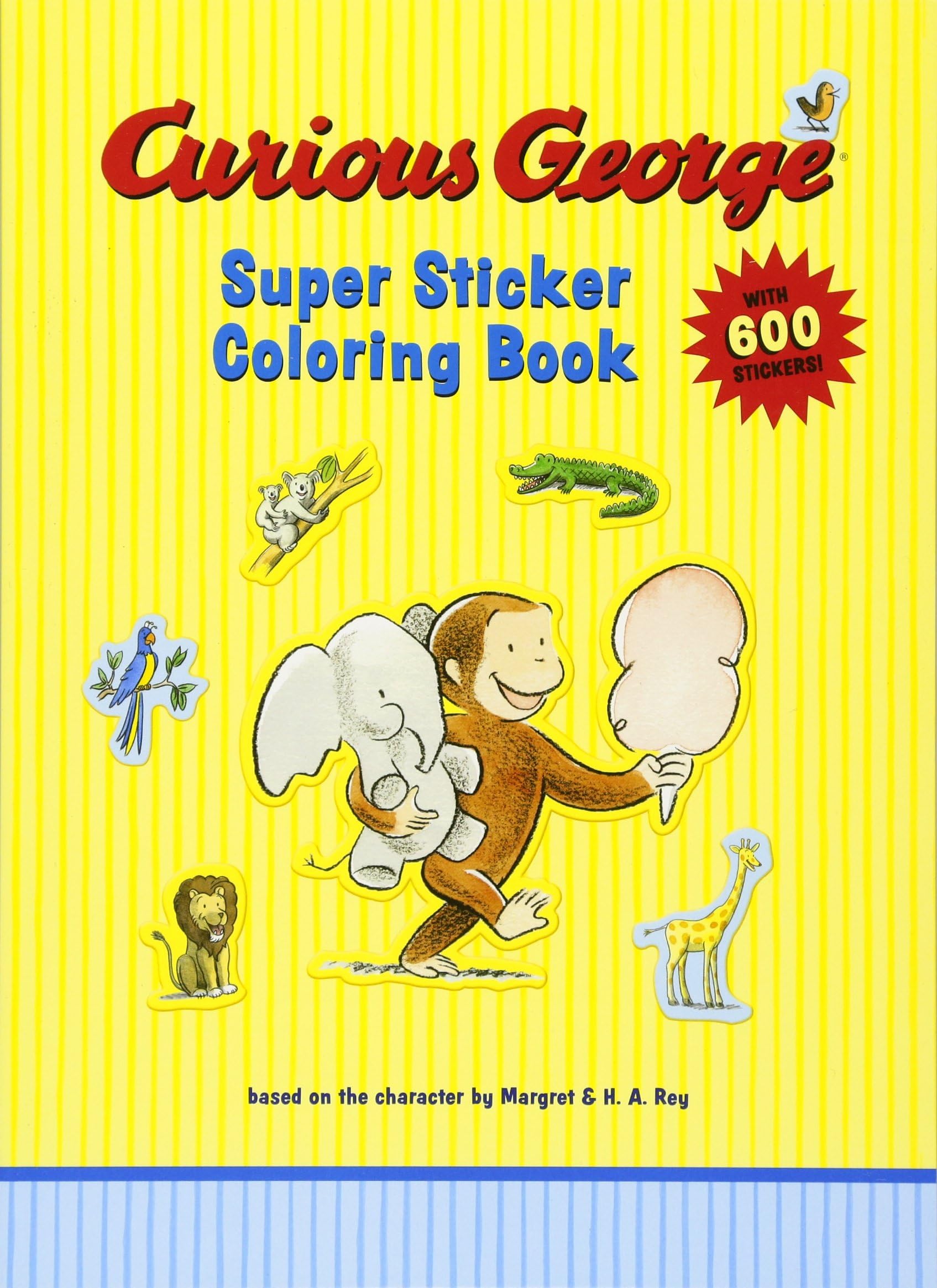 Clarion Curious George Super Sticker Coloring Book
