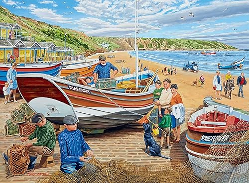 Miniatura 2 de Ravensburger Happy Days at Work No.19 The Fisherman - Rompecabezas de 500 piezas para adultos y niños a partir de 10 años