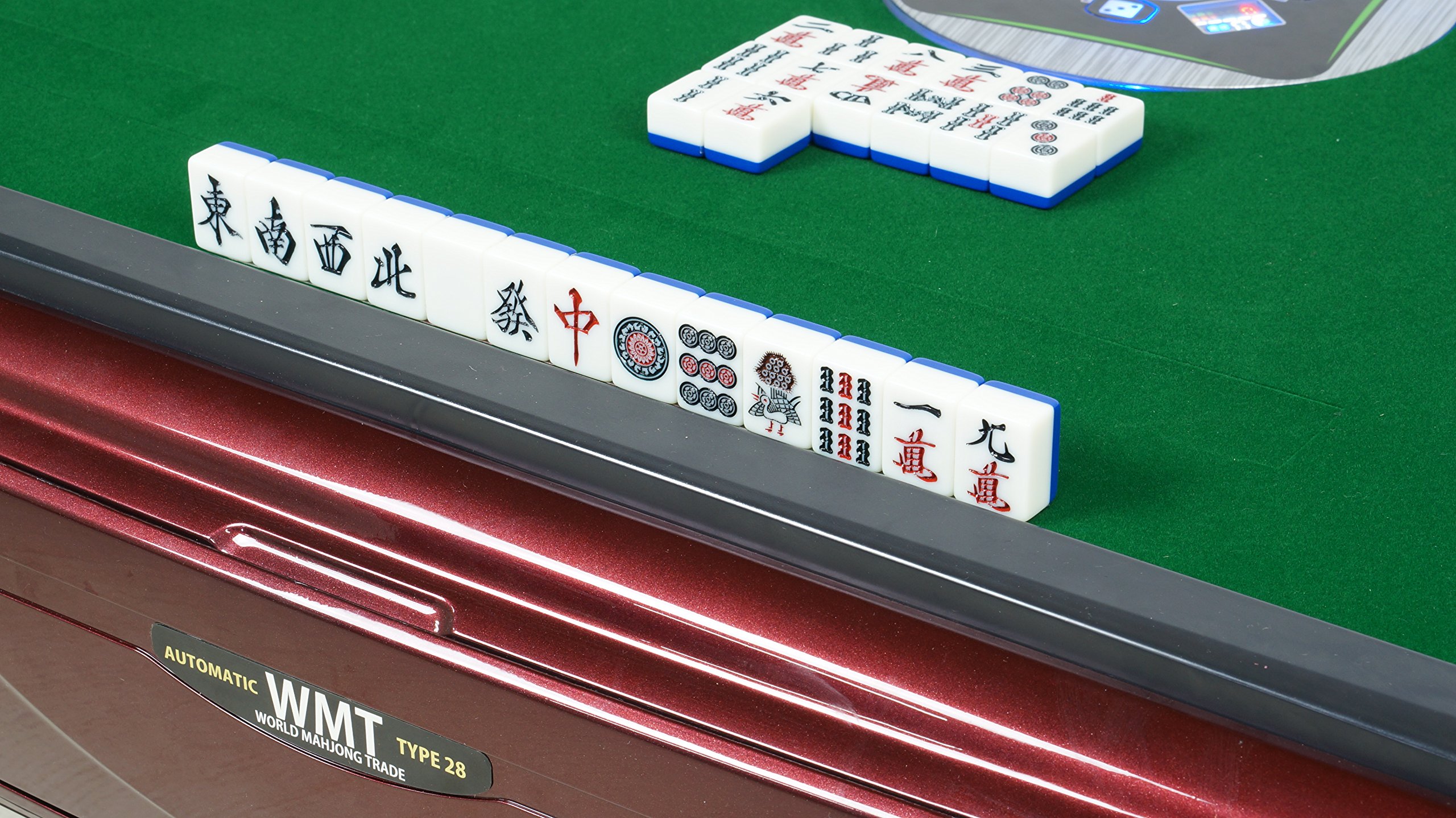 Amazon.co.jp: WMT 全自動麻雀卓 P28 静音タイプ 座卓式 レッド