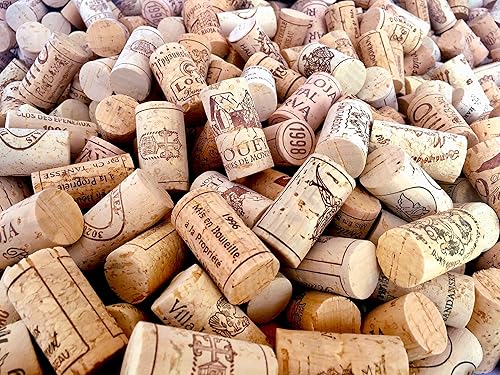 Corchos de vino, grado ALTA, nuevo auténtico totalmente natural, estampado de alta calidad, corcho de grado artesanal, sin circular, uniforme y