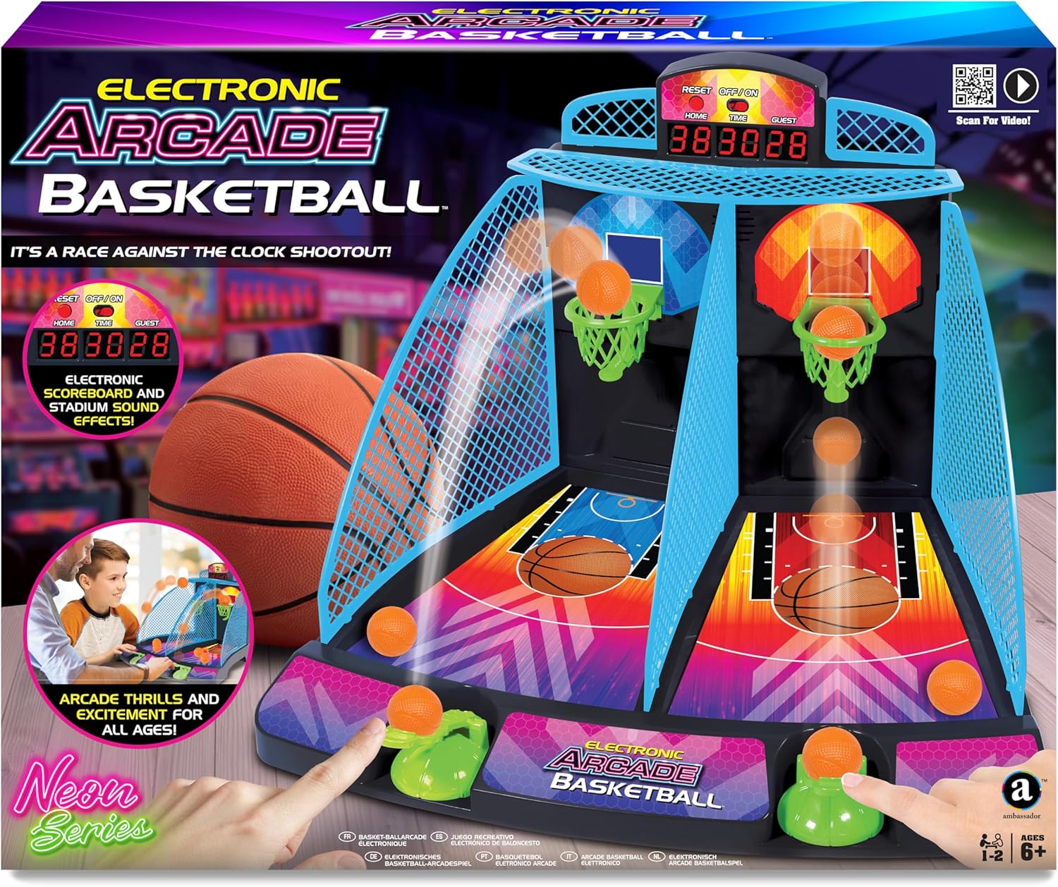 Merchant Ambassador Arcade Basketball Neon