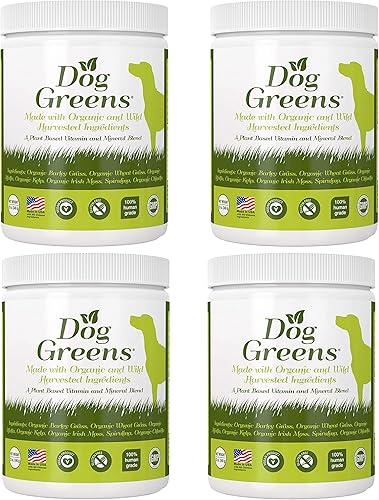 Miniatura 7 de Dog Greens - Suplemento orgánico y salvaje de vitaminas y minerales cosechados para perros - Añadir a la comida casera para perros alimentos crudos