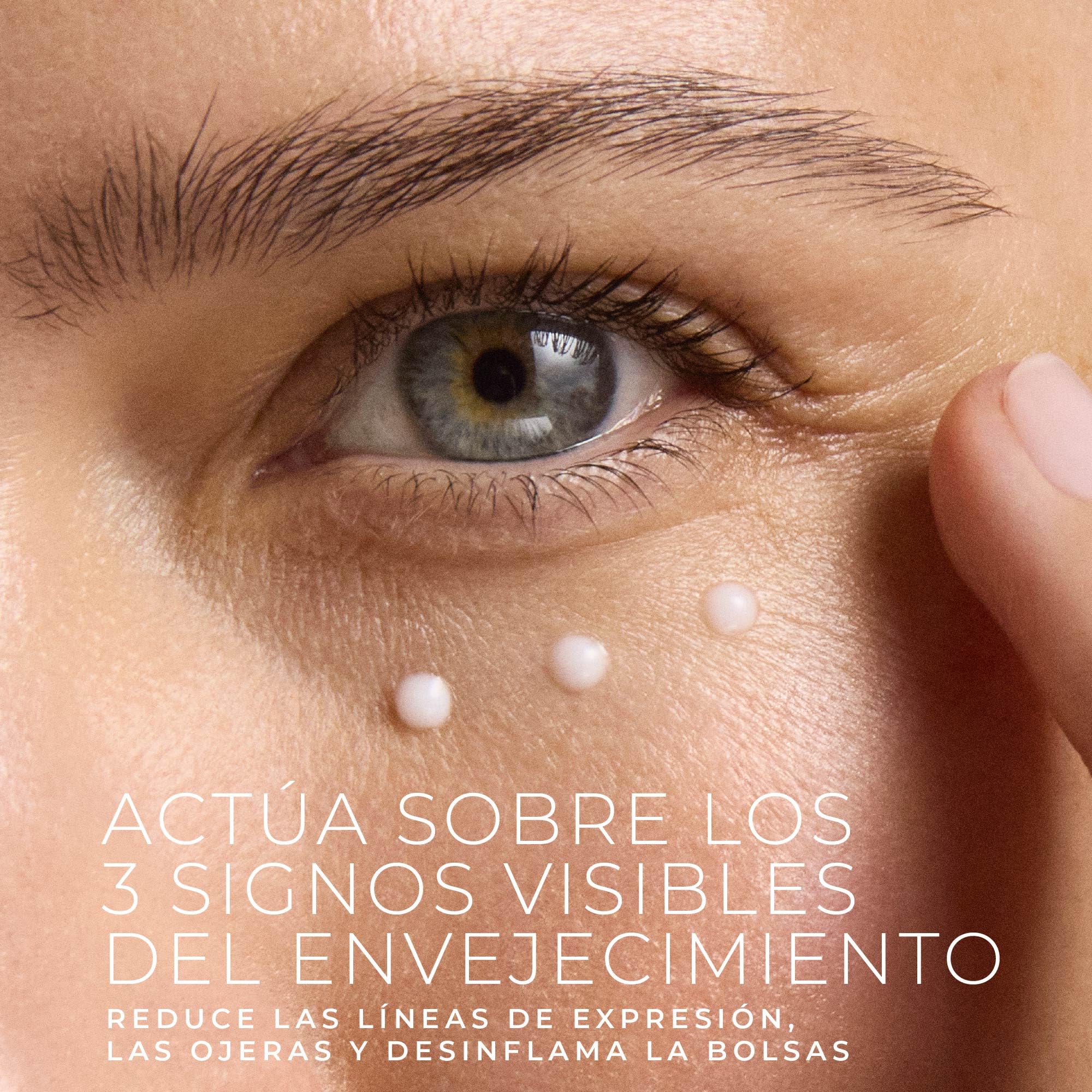 RoC - Retinol Correxion Suavizado de Líneas Crema Contorno de Ojos - Reduce Visiblemente la Hinchazón y las Ojeras - Antiarrugas y Antiedad - 15 ml