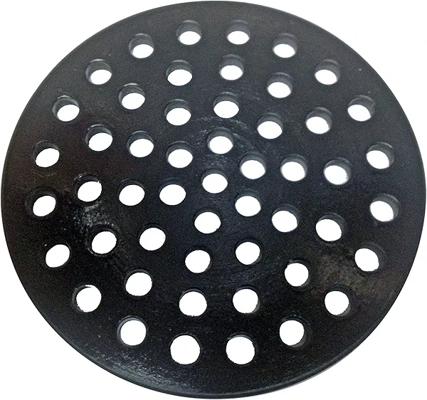 Aqva Premium 8" Cast Iron Drain Cover - Round Replacement Floor Drain Strainer - Easy Installation & Optimal Water Flow - Durable, Efficient & Stylish - Perfect for Home Plumbing
