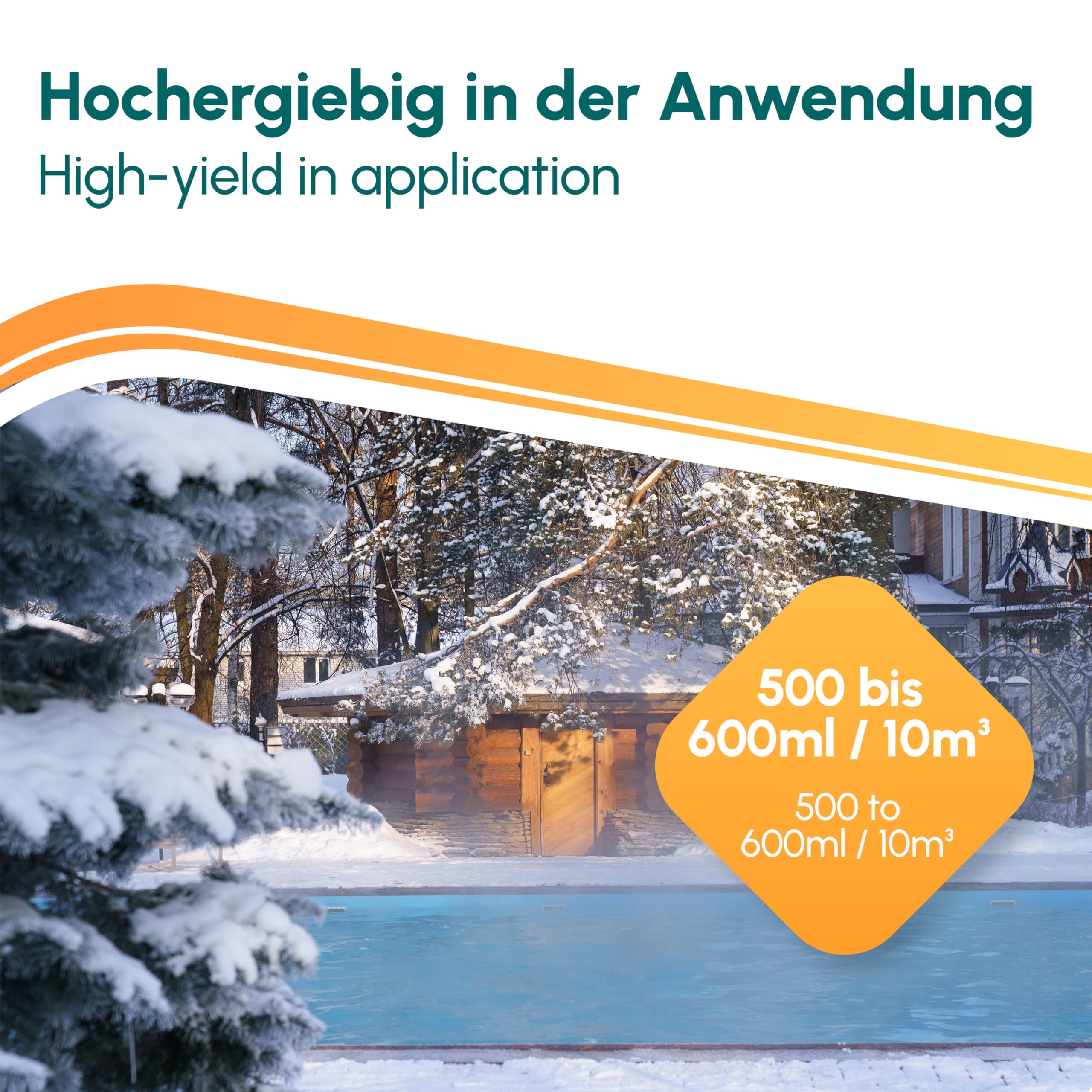 INOX® Pool Wintermittel 5L | Hochwertiges Pool Überwinterungsmittel & Algizid für Pool | Effektives Wintermittel für Poolpflege im Winter