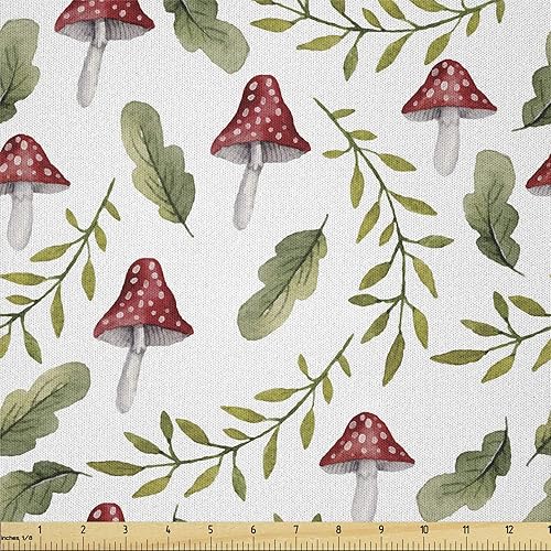 Miniatura 45 de Ambesonne The Yard, tela retro de The Yard, alegre patrón hipster antiguas cámaras de fotos analógicas, equipo de película estilo garabato, tela de