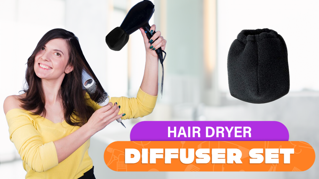 Diffuseur Chaussette Universel Pour Sèche-cheveux - Idéal Cheveux Bouclés - Neuf
