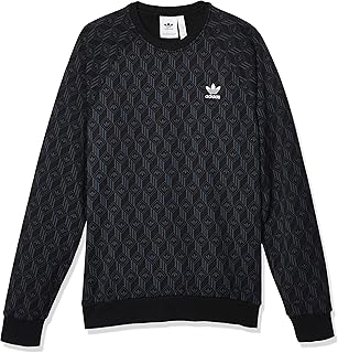 adidas Men's Mono Aop Crew Sweatshirt