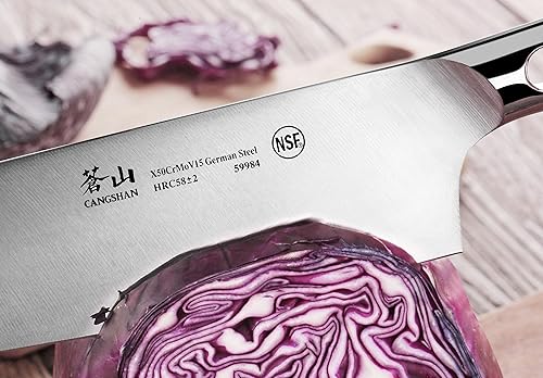 Miniatura 9 de Cangshan Cutlery  Juego de bloques de cuchillos de acero alemán N1 Series X50Cr15MoV