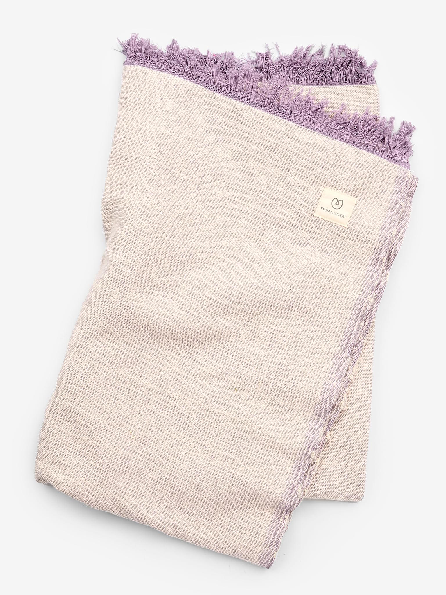 Yogamatters Organic Cotton Chambray Yoga Blanket (Wisteria) - Image 3