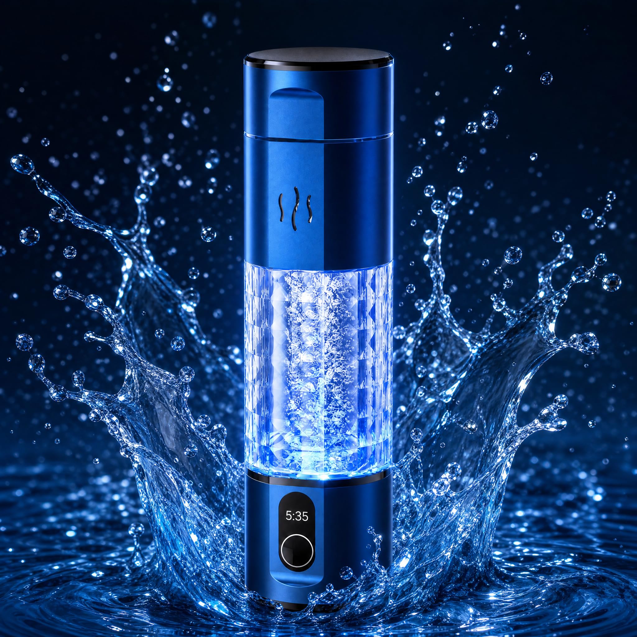 Hydrogen-3 Pro Wasserstoff Wasser generator 250ml DuPont PEM-membran Blau