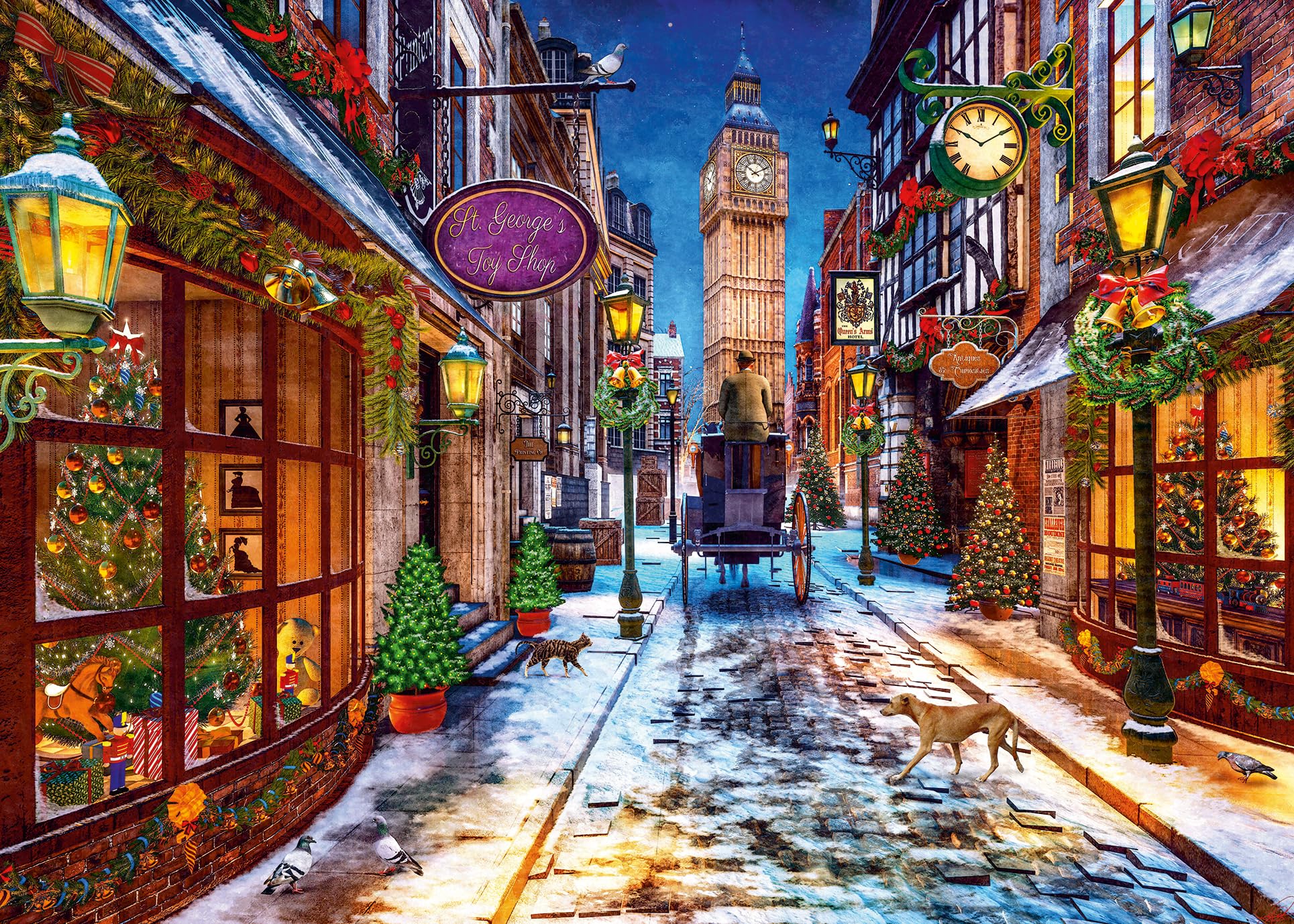 Ravensburger Christmastime 1000 piece Jigsaw Puzzle for Adults and Kids Age 12 Years Up