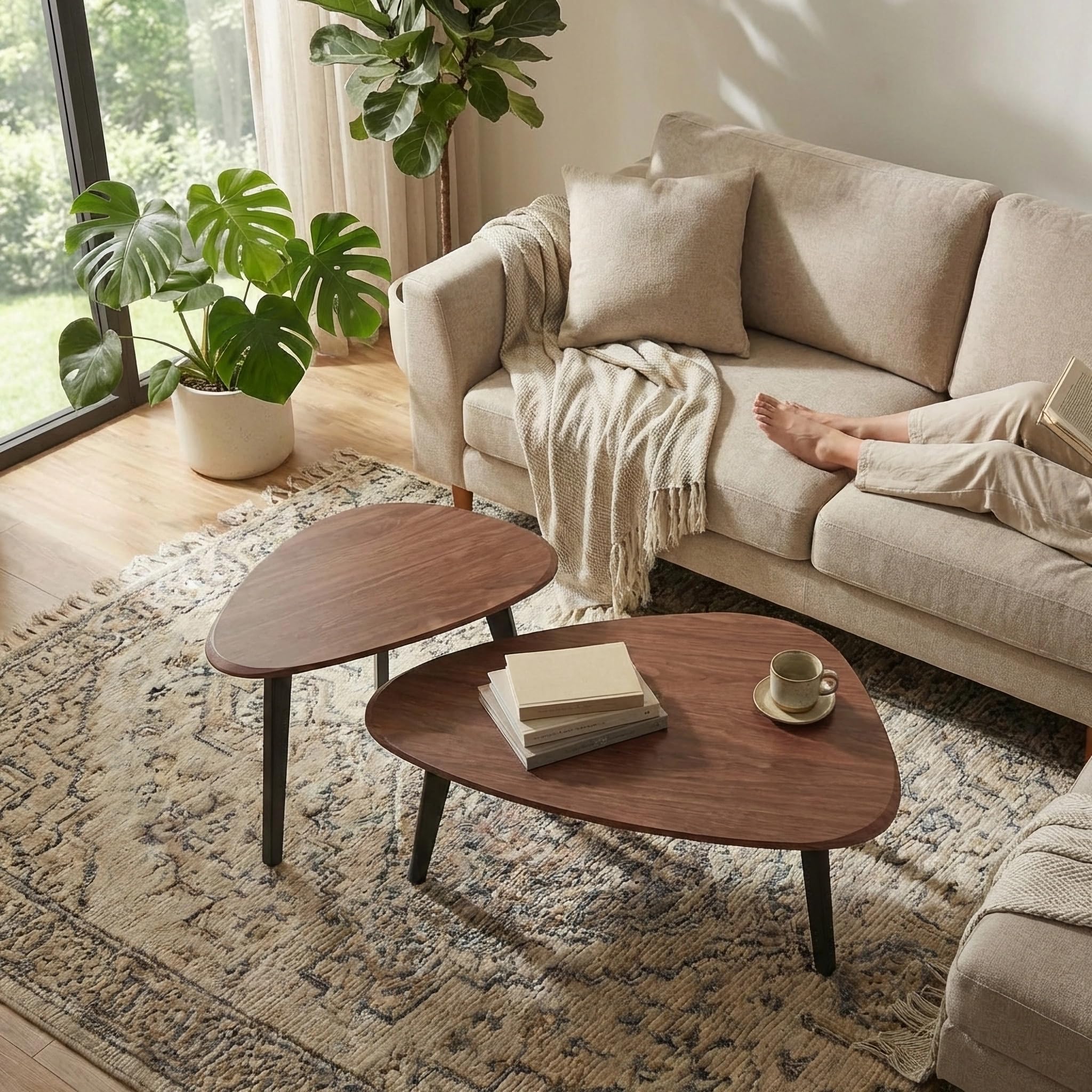 Nesting Coffee Table Set of 2