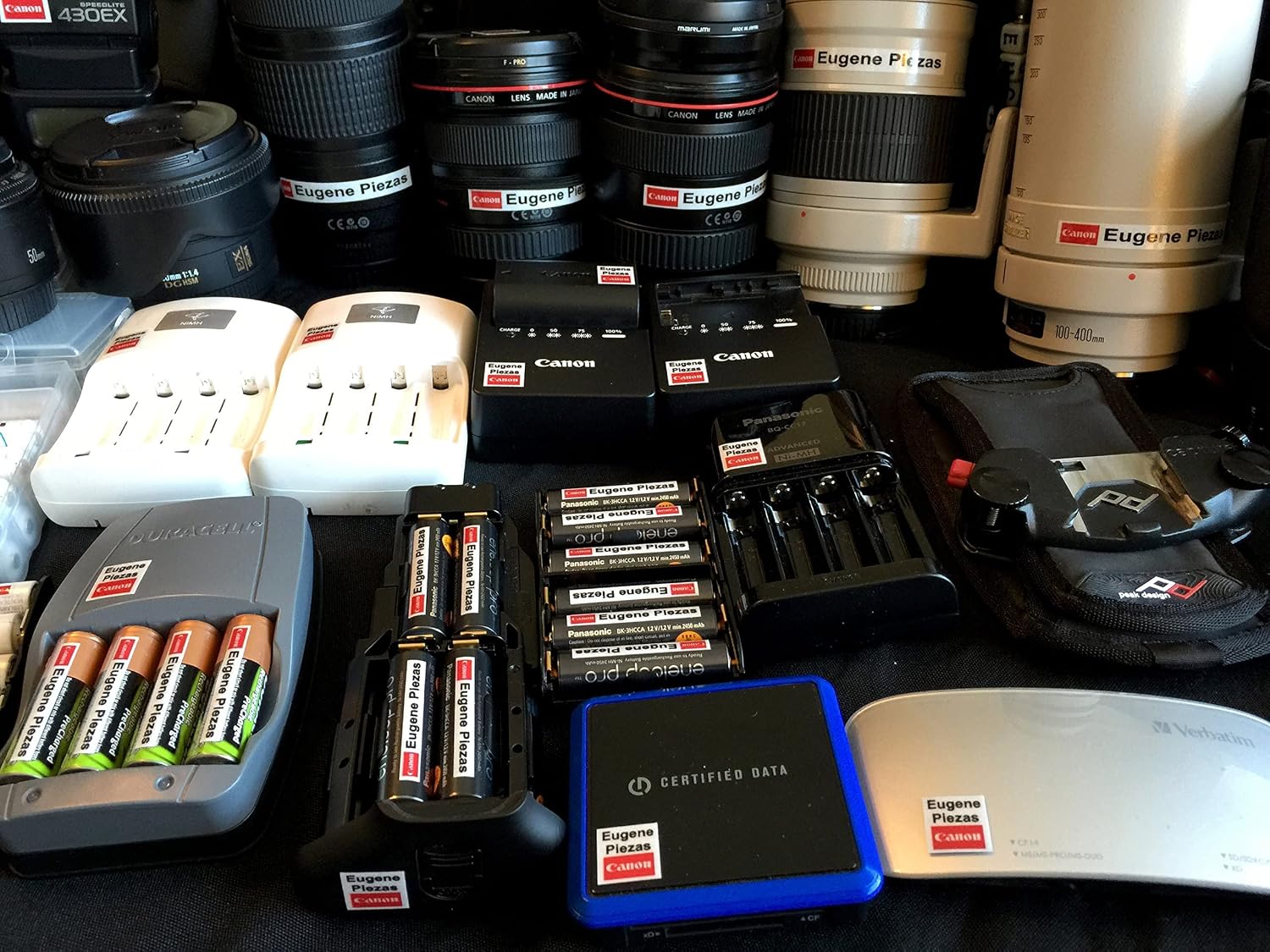 Personalized Waterproof 3M Sticker Labels for Your Photo Accessories, Canon, Nikon, Fuji, Sony Camera Accessories kit
