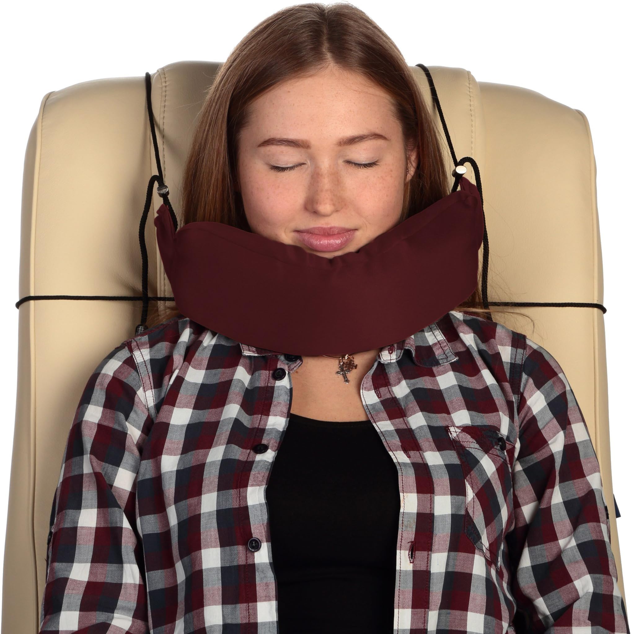 Napping Pillow - Healthy Neck and Head Support Pillow - Most Suitable for Traveler's Comfortable Sleep (Plane, Train, Car and Bus) - Perfect for Ergonomic Rest