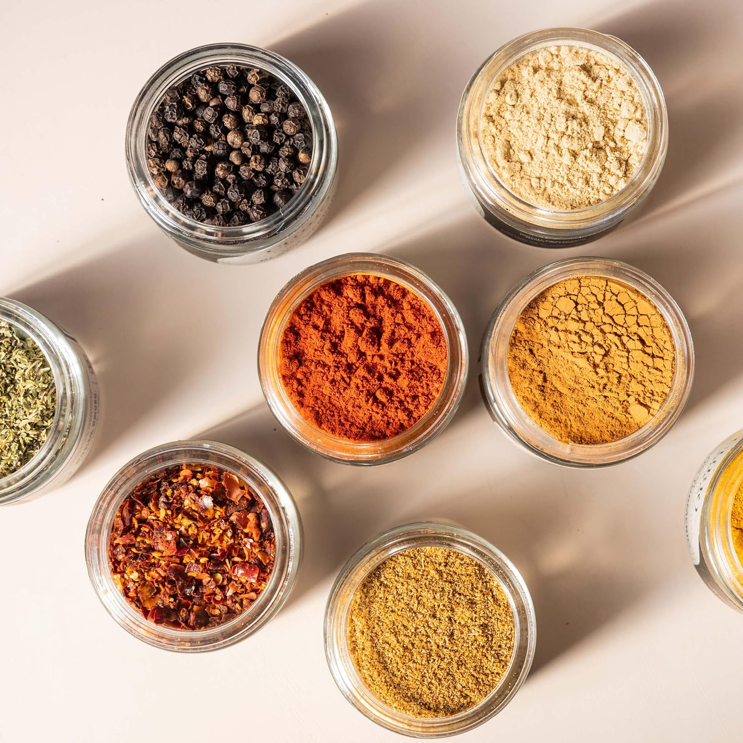 Curio Spice Co - Culinary Essentials Spice Gift Set - Includes 8 Spices for Pantry Staples - Cumin, Black Pepper, Oregano, Turmeric, Paprika, Cinnamon, Chile Flakes, & Ginger – Great Gift for Mother’s or Father’s Day