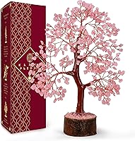 Vista 31 de KARMAPLEDGE Árbol de la vida de cristales curativos para energía positiva, protección y buena suerte, dinero, decoración de Feng Shui