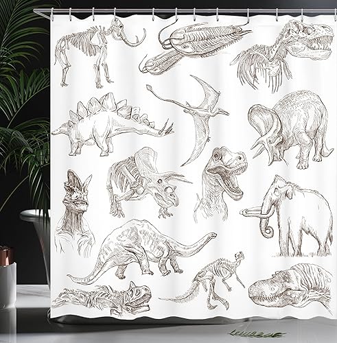 Vista 81 de Ambesonne, cortina de ducha cuatro estaciones