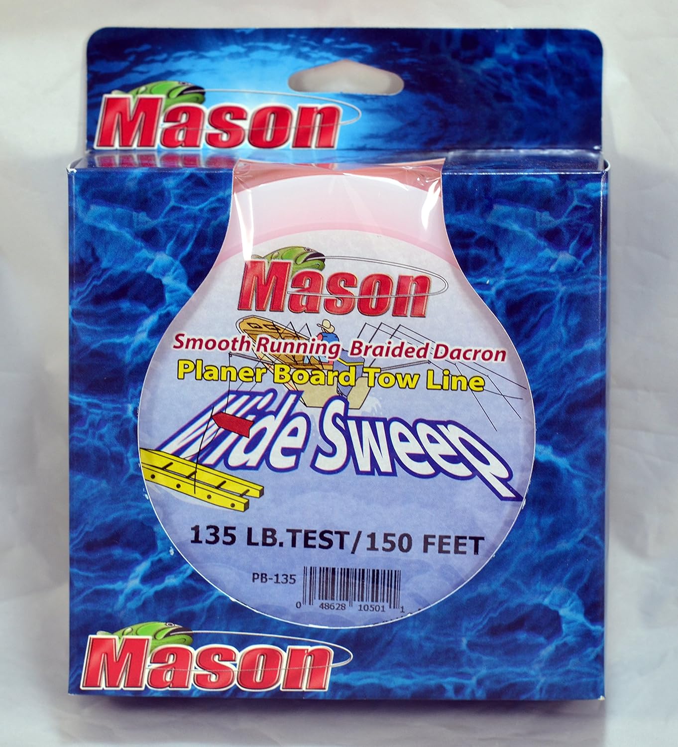 Mason Tackle "Wide Sweep Planer Board Tow Line