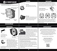 Vista 6 de Paquete de 2 plantillas para moldear la barba – Herramienta de modelado de barba y guía para hombres – Plantilla ajustable de corte de cabra