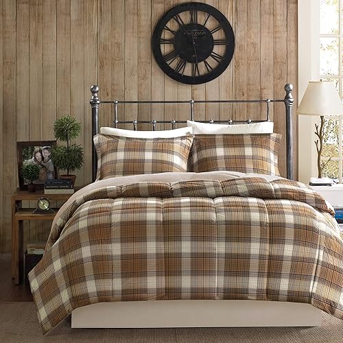 Woolrich Comforter Set, Cabin Lodge, Warm Cover for Colder Season,