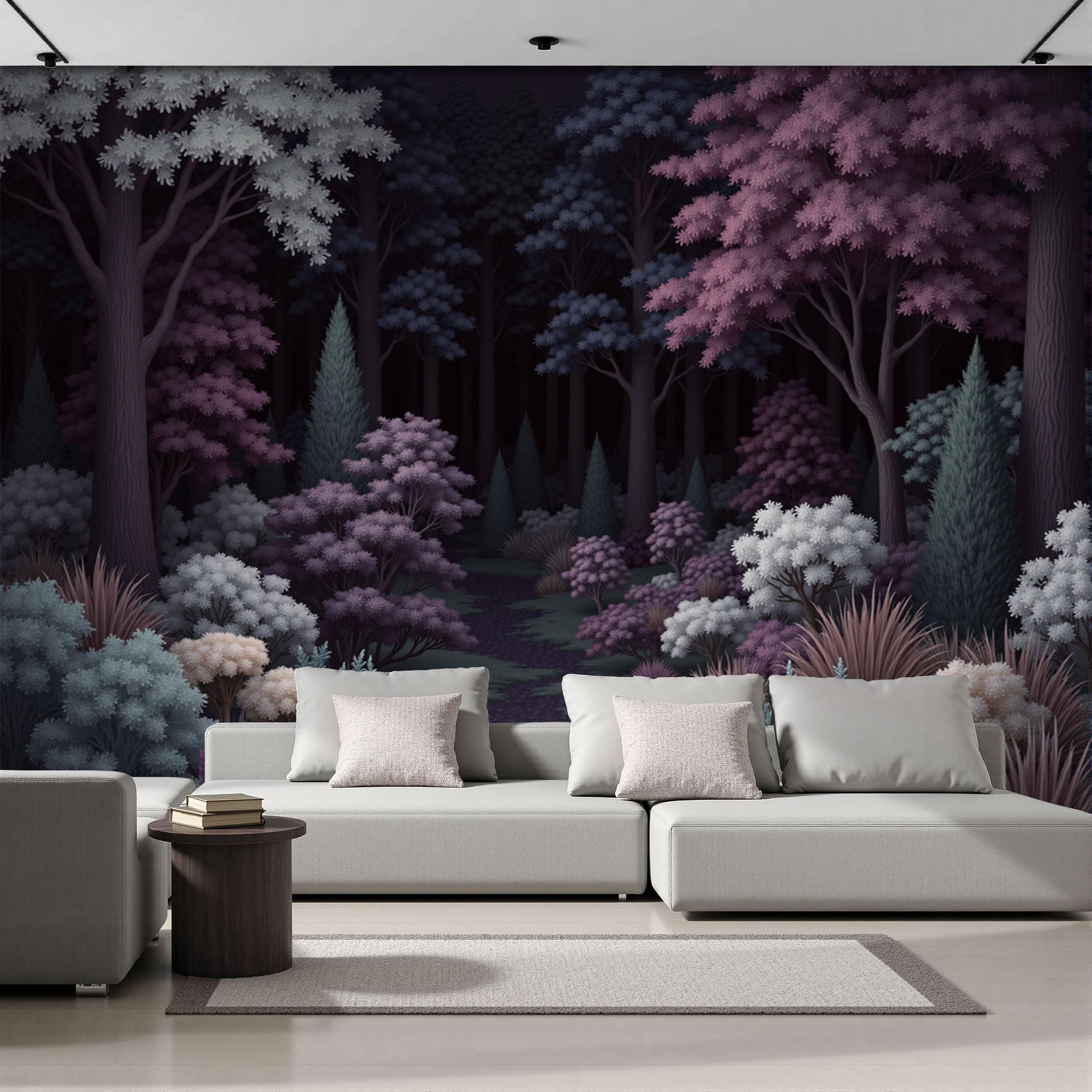 Tableaux photo muraux forêt fantastique de haute précision pour décoration haut de gamme