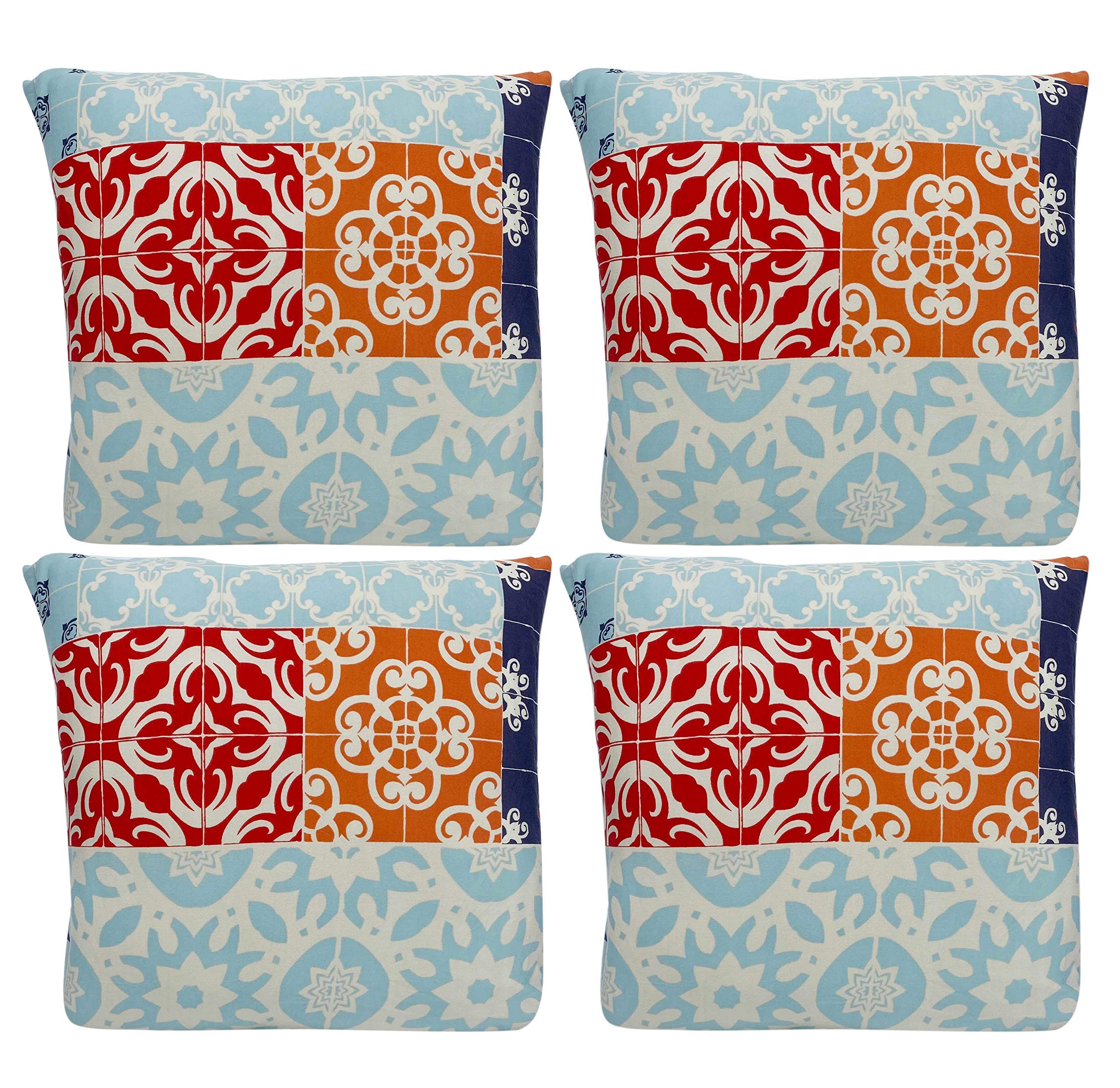 House of Quirk Polyester Throw Pillow Case Cushion Cover Home Sofa Decorative (Cover Only,No Insert)(16.5X16.5 Inch/ 42X42Cm) - Mandala Print (2 Cushion Covers, Bohemian), Multi (B08ZKG7GYQ) Amazon Price History, Amazon Price Tracker