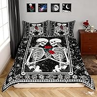 Vista 8 de Funda de edredón de vacas de las tierras altas tamaño Queen, funda de colcha con temática de granja retro occidental con animales salvajes y 2