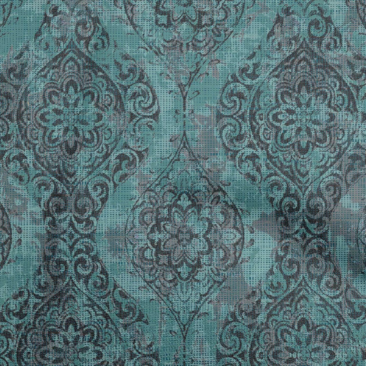 oneOone Polyester Spandex Light Blue Fabric Asian Quilting Supplies Print Sewing Fabric by The Yard 56 Inch Wide