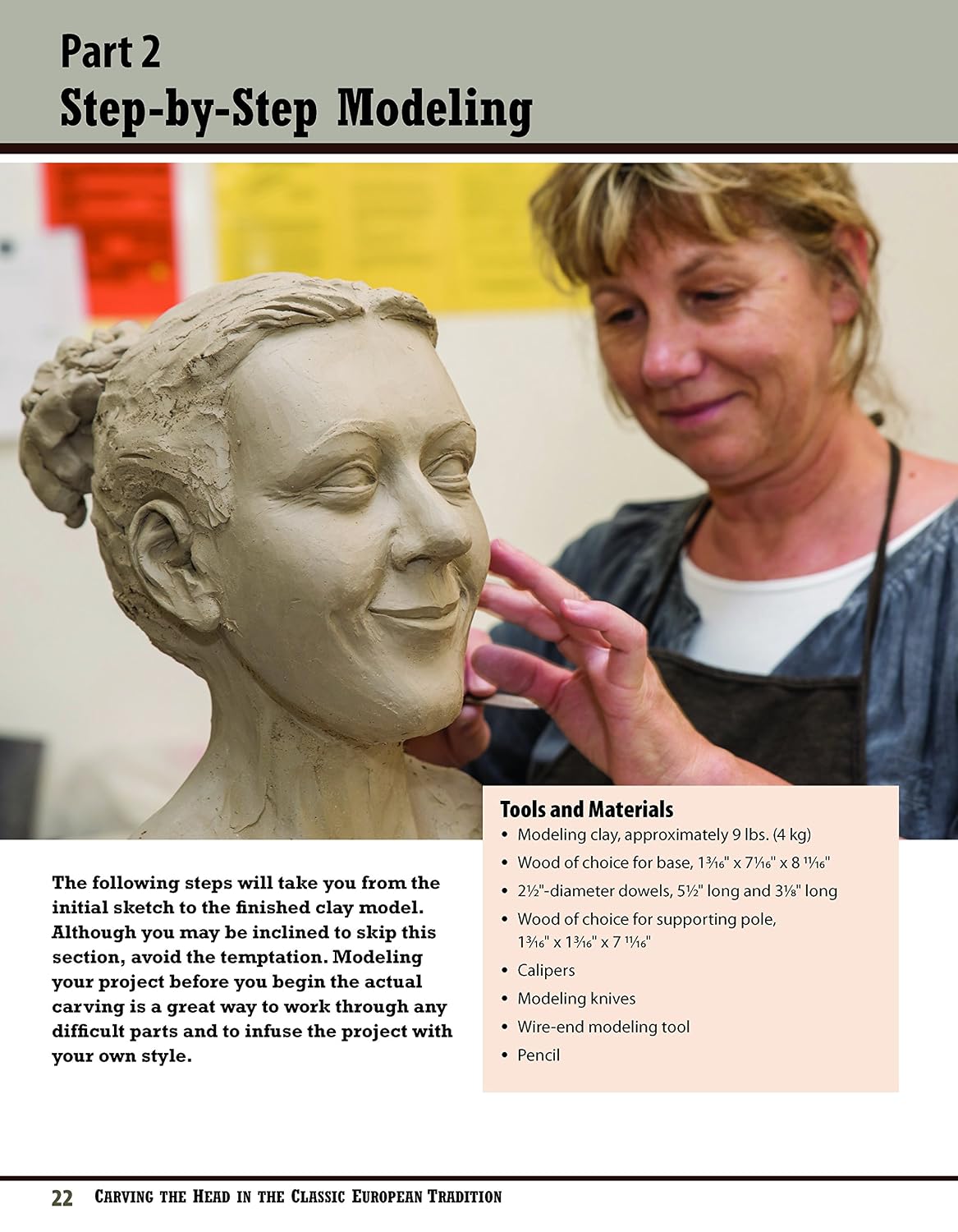 Carving the Head in the Classic European Tradition, Revised Edition: A Woodsculpting Course in Proportion and Design (Fox Chapel Publishing) Step-by-Step Instructions & Techniques for a Tyrolean Bust
