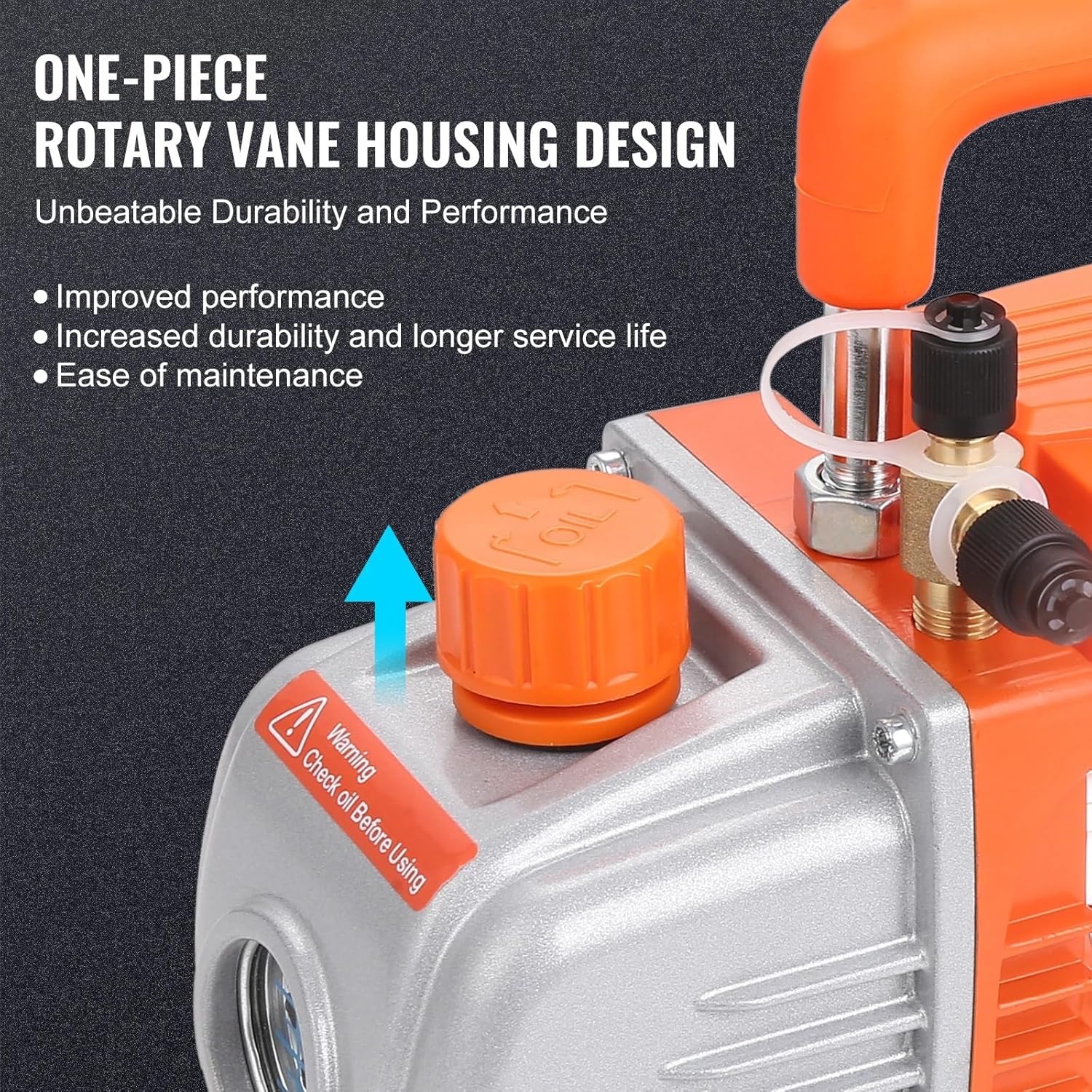 Vacuum Pump 3.5/5/7CFM AC120V Air Conditioning Conditioner Vacuum Pump for HVAC Repair Refrigeration Maintenance