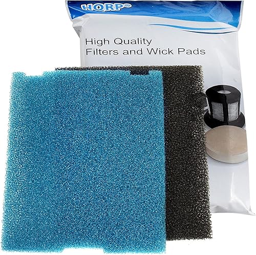 Miniatura 6 de HQRP2-Pack grueso y fino Filtro plano de caja almohadillas para orejas de espuma para Tetra SF1# 26592sumergibles estanque filtro + HQRPPosavasos