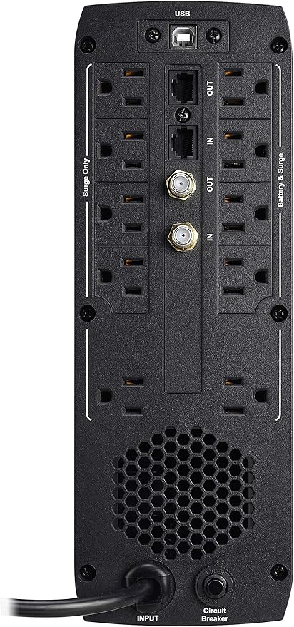 UPS Orion 1000VA 600W 10 Tomacorrientes Protección contra Sobretensión miniatura 2