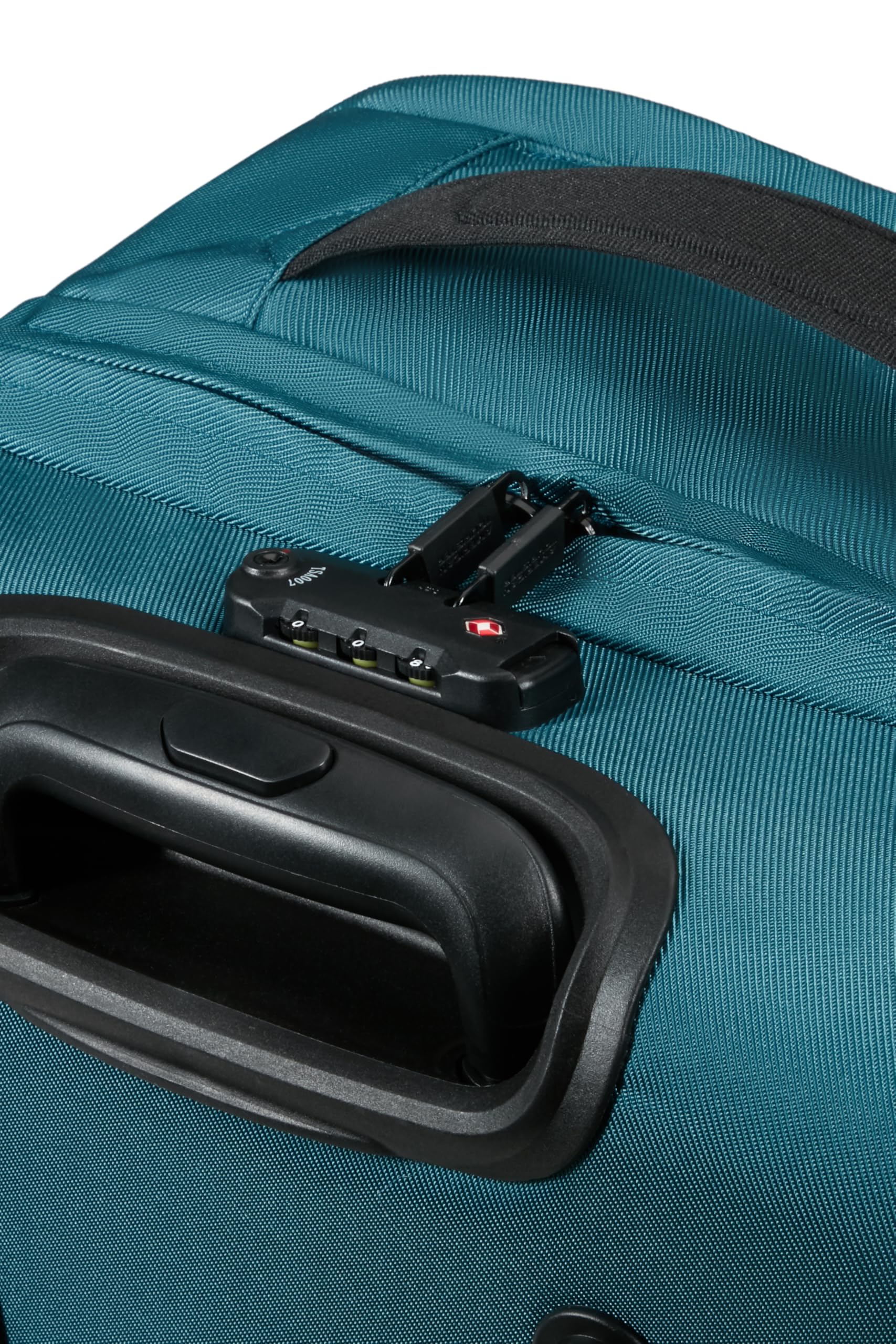 American Tourister Urban Track - Bolsa de Viaje con 2 Ruedas, 55 cm, Bolsa Ligera S con 2 Compartimentos y Cerradura TSA, 55 L, Ideal para Viajes Cortos - Blau (Totally Teal)