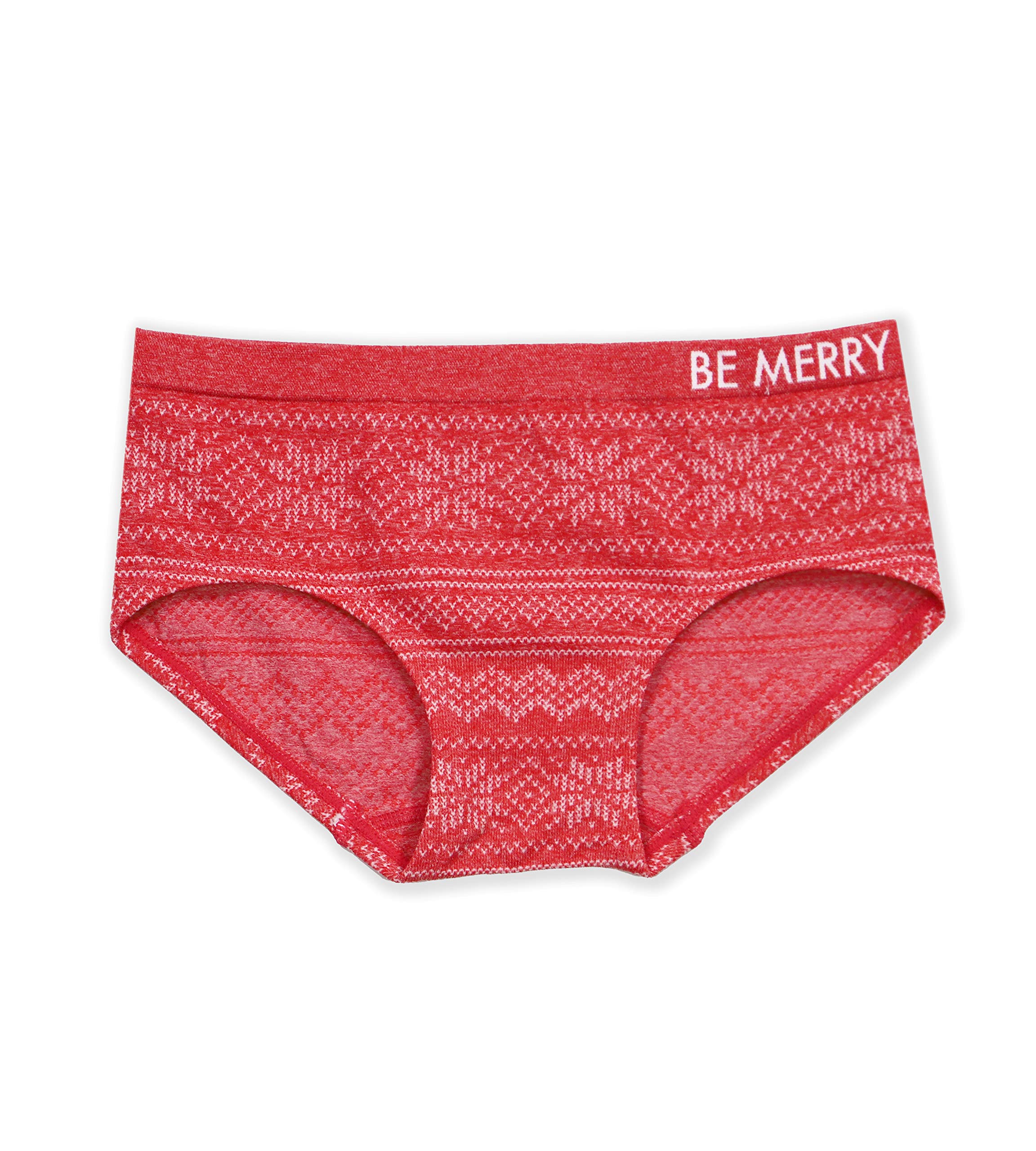 MaidenformGirls' Big Seamless Girlshort Single Pack, Red Sweater, Medium