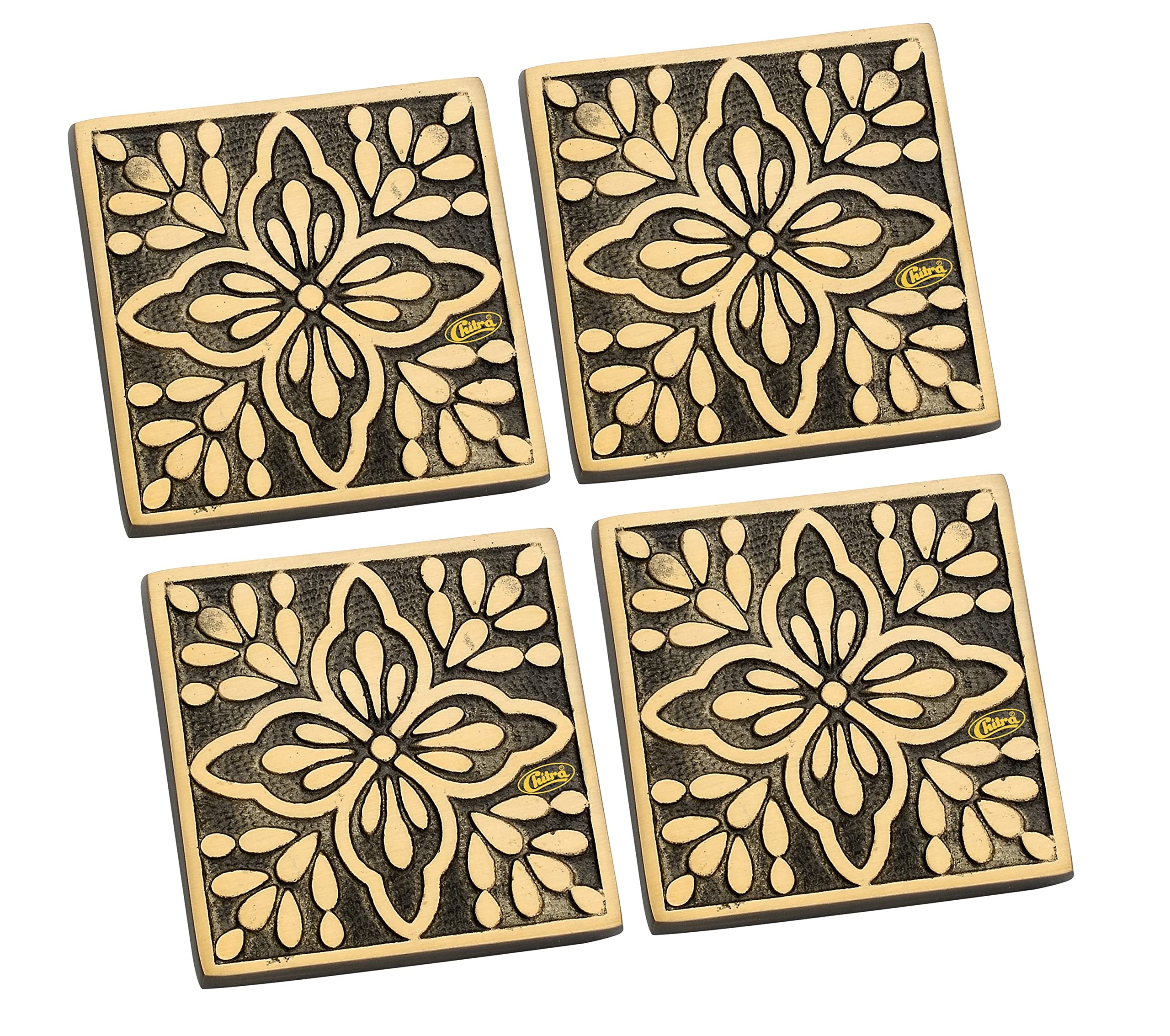 Chitra Brass Decorative Ashoka Door Dooms for Doors/Pooja Room/Home Decorative Pack of 4 (Antique Brass Finish, 50 MM) Pull Handle — Amazon image 13