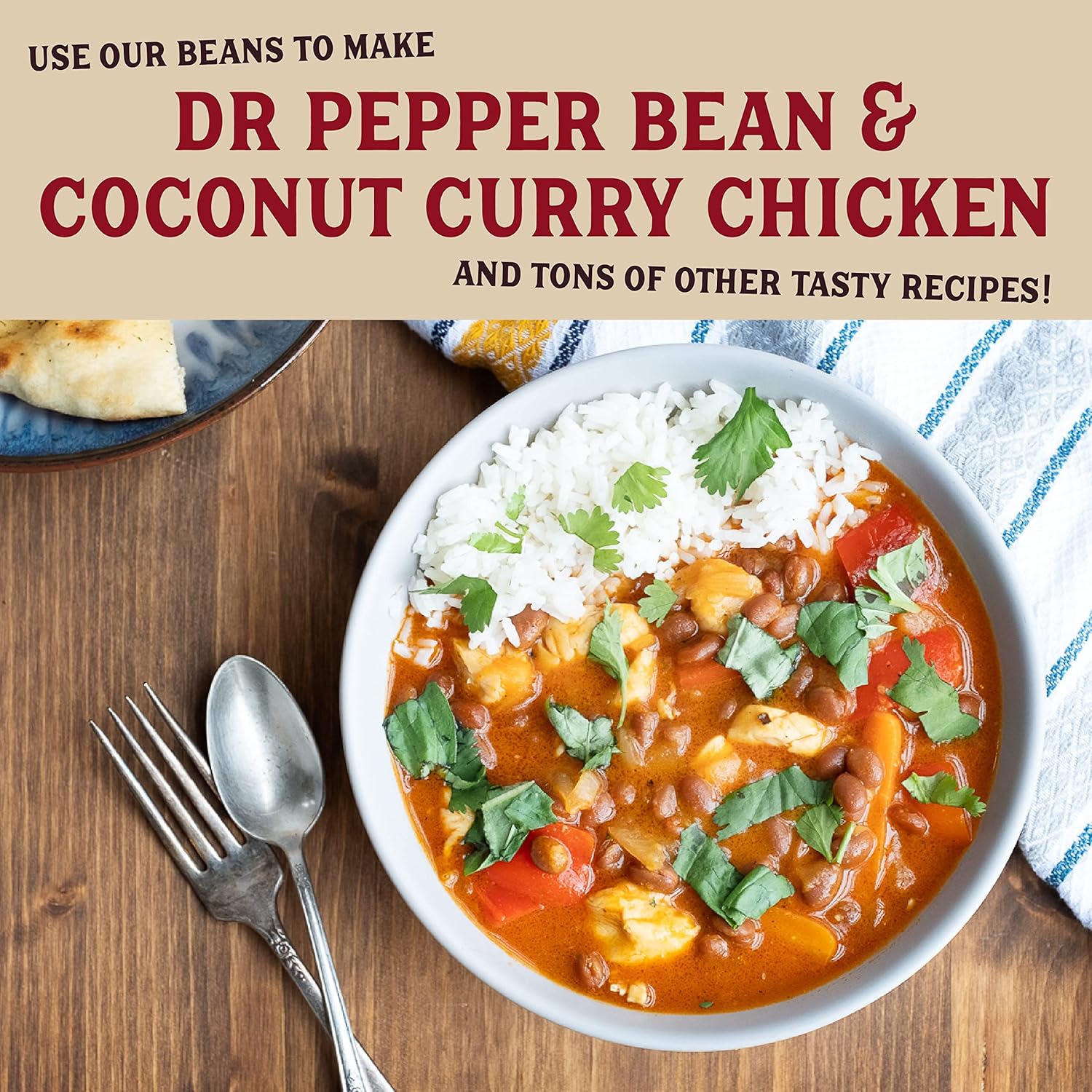 SERIOUS Bean Co Sweet and a Bit Sassy Dr Pepper Baked Beans, Canned Baked Beans made with White Beans, Vegan Beans, Ready to Serve Beans, (16.0 oz (908g) 12 Pack)