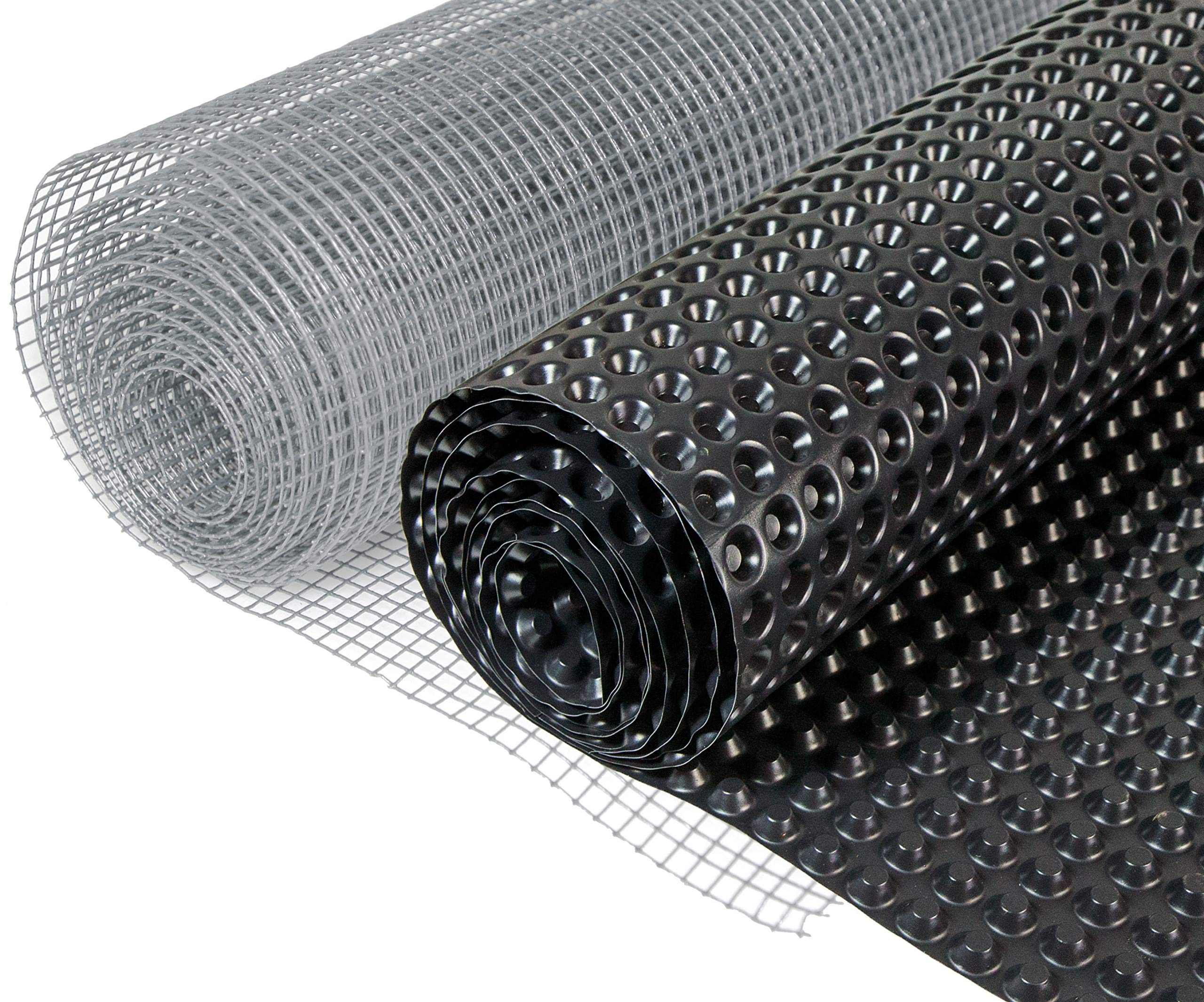 Windhager Vole Grid and Nub Film for Raised Bed Economy Set, Base Wall Protection, Aviary Wire, Vole Protection, Mole Barrier, Protective Grille for Raised Beds