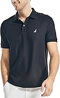 Vista 1 de Nautica playera polo clásica de mangas cortas, color sólido, para hombre