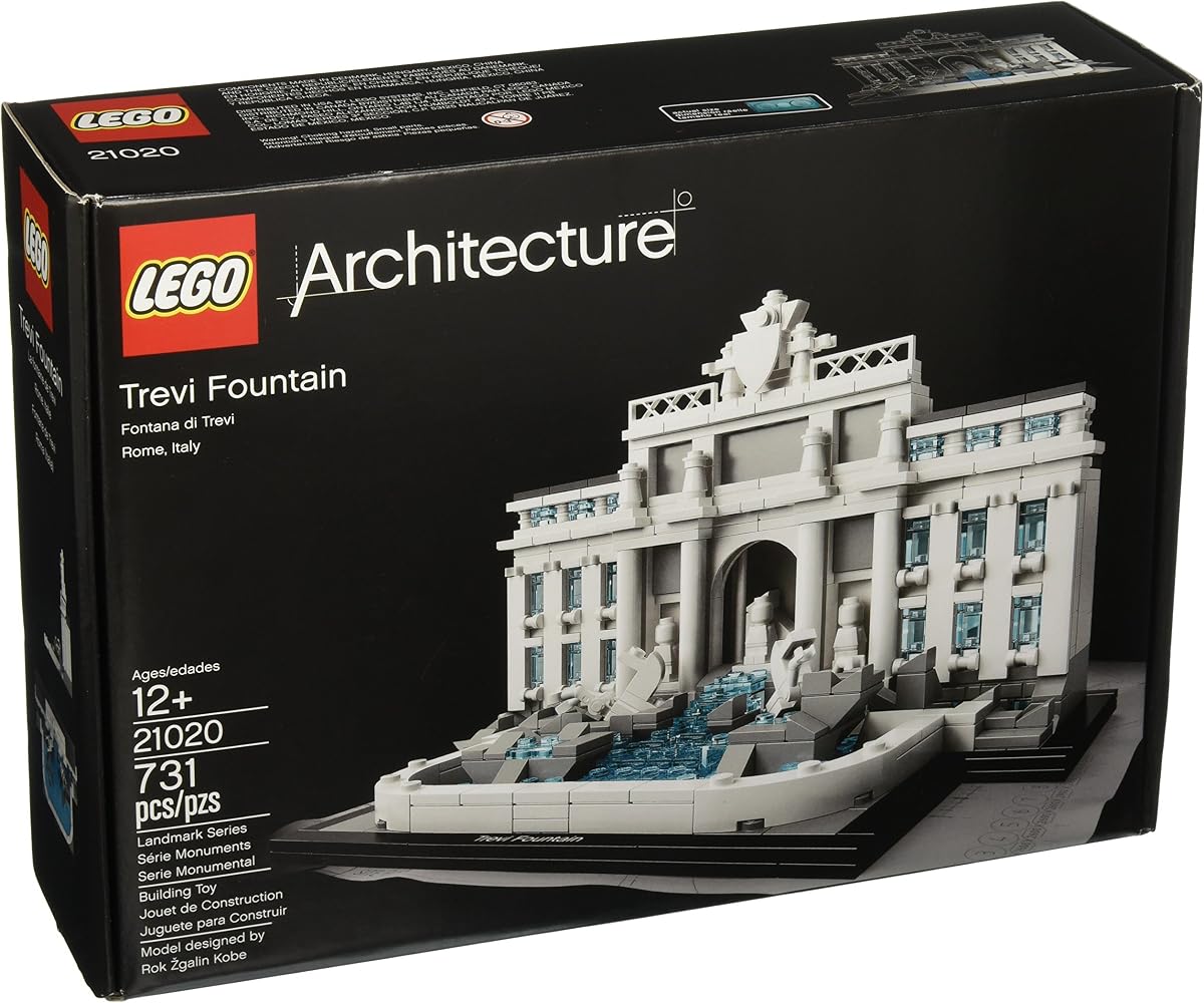 Architecture Trevi Fountain 21020 Building Toy