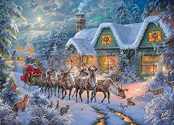 The Original Puzzle Calendrier de l'Avent 2025 – Magie de Noël, 24