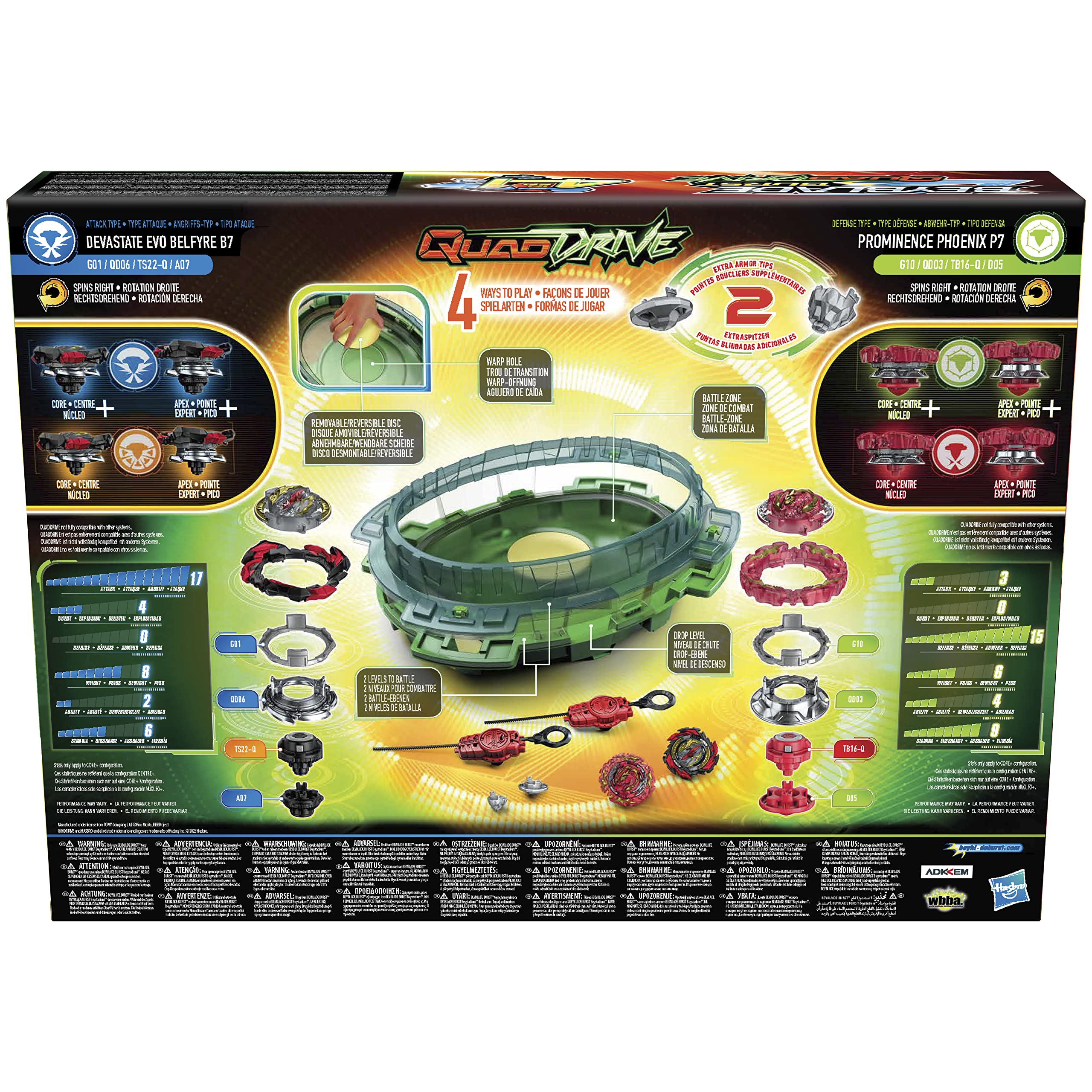Hasbro France Set DE Combat Beyblade Burst